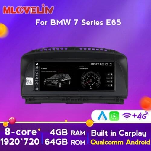 8Core Android 10 Car GPS Navigator Multimedia For BMW 7 Series E65 E66 2001~2008 CCC MASK system Carplay Android Auto DSP 4G LTE