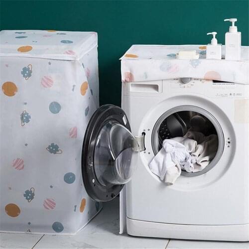 Washing Machine Cover Sunscreen Dust Proof Waterproof Case Household Washing Machine Protective Dust Pocket
