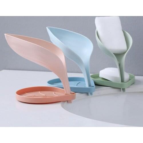 Soap Holder Sink Sponge Drain Box Creative Suction Cup Soap Storage Rack Cleaning Brush Case Bathroom Supplies