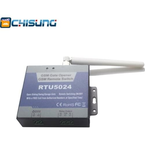 GSM Gate Opener Relay Switch Remote Access Control Wireless Door Opener By Free Call RTU5024