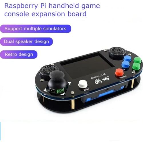Game HAT Raspberry Pi 3.5Inch Screen Handheld Game Console Compatible with Raspberry Pi A+/B+/2B/3B/3B