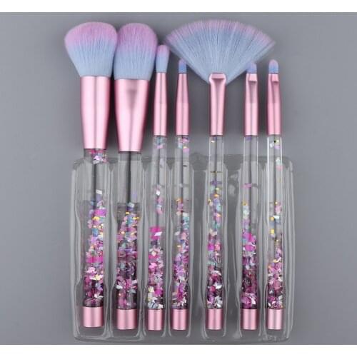 Makeup Brushes 7Pcs Makeup Brush Set for Applying & Blending & Mixing Make Up Tools Kit