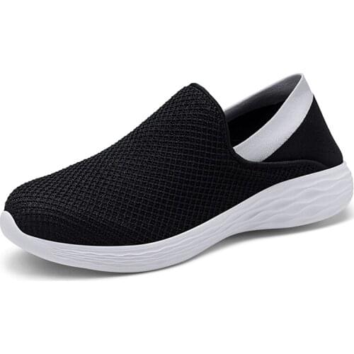 Breathable Mesh Platform Sneakers Men Sneakers Comfortable Non-slip Men Casual Shoes Zapatillas Hombre Woman Knit Sock Shoes