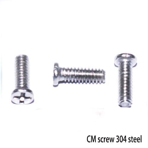 M1.6x2.5 3 4.5 6 4 small flat CM thin head screw 304 Steel screw cross flat head drive fastener electronic part repair