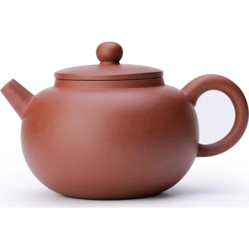 Sand and embellish view restoring museum recommended yixing undressed ore old liu qing cement teapot teapot by hand