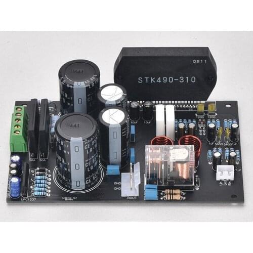 SANYO STK490-310 circuit high and low voltage power supply class H HIFI power amplifier board 60W+60W