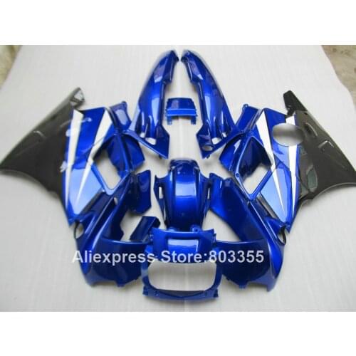 Blue for HONDA CBR 600 F2 1994 1993 1992 1991 Abs Fairings cbr600 ( + White Customize ) fairing kit 94 93 92 91 xl75