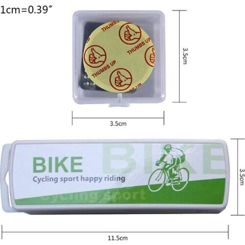 K1KA Bicycle Inner Patch Repair Kit Portable Tools Set Glue Tyre Rubber Patch Piece Bike Cycle Travel