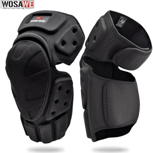 WOSAWE Motorcycle Knee Protector Shin Guard Motocross Knee Brace Support Kneepad Leg Warmer For Riding Skating Ski Cycling