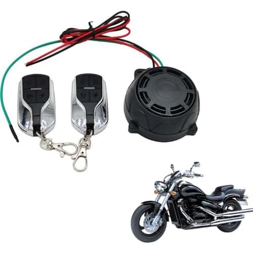 12V Dual Remote Control Alarm Set All Purpose Anti-theft Security System Fit for Motor Bikes Scooters