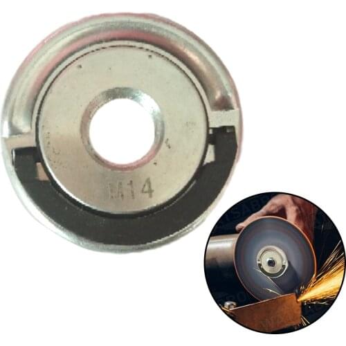 2pcs Locking Plate Chuck For M14 Angle Grinder SDS Quick-release Nut Clamping Top Self-locking Pressure Bottom Pressure Plate