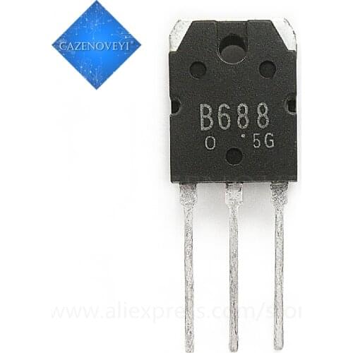 4pcs/lot =2pairs 2SB688 2SD718 ( 2pcs B688 + 2pcs D718 ) TO-3P In Stock