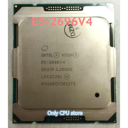 E5-2696 V4 Original Intel Xeon E5-2696V4 CPU 22-cores 2.20GHZ 55MB 14nm LGA2011-3 E5 2696 V4 processor free shipping E5 2696V4