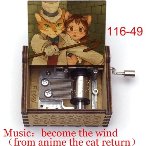 Kazeni naru become the wind from anime the cat return Musical Box anime Friends girlfriends new year christmas Birthday Gift