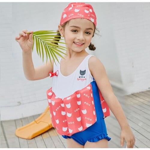 Swimsuits Buoyancy Bathing Suit Cute for Children Baby Girls Swimming C55K Sale
