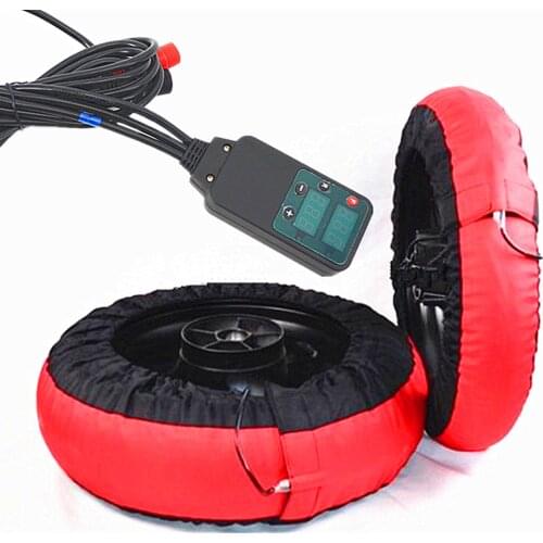 Motorcycle Tire Warmer Set 120/200 Front and Rear Race Tyre Warmer Electric Blankets with digital