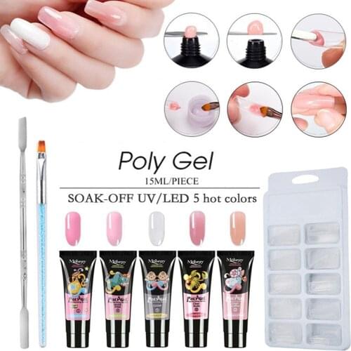 New Nail Extension Camouflage Nails Gel Crystal Nail Molds Light Therapy Pen Steel Pusher Set Manicure Supplies Manicure Tool