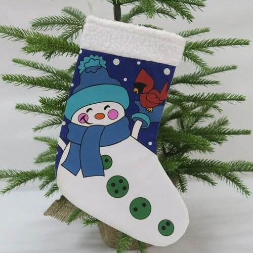 Christmas decorations scene layout gift ornaments pendant ornaments DIY socks Christmas bag decoration supplies single