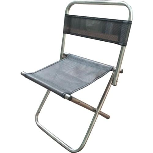 Stainless Steel Folding Chair Outdoor Leisure Fishing Chair Summer Outdoor Leisure Chair Fishing Bracket Stool