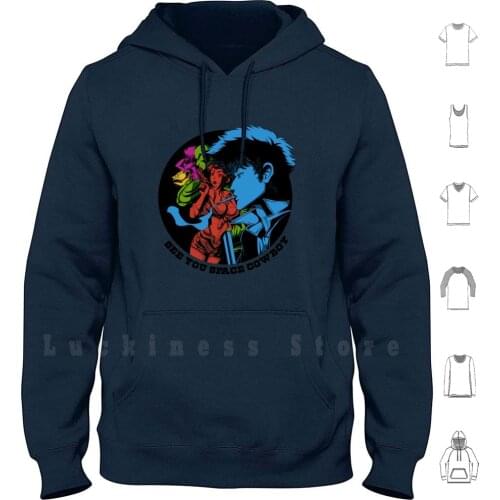 Cowboy Bebop See You Space Cowboy By Alessandra Cioni Hoodies Long Sleeve Cowboy Bebop Spike Faye