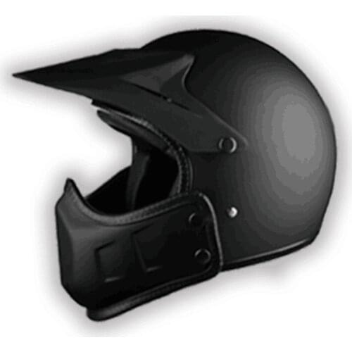 Vintage motorcycle helmet monster mask for scooter jet retro moto helmets cosplay mask