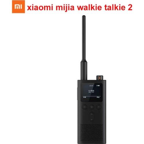 Xiaomi Mijia Walkie Talkie 2 5W 430-440MHz UV Dual Band Radio Walkie talkie P65 UHF VHF 5km-10km Rechargeable Interphone