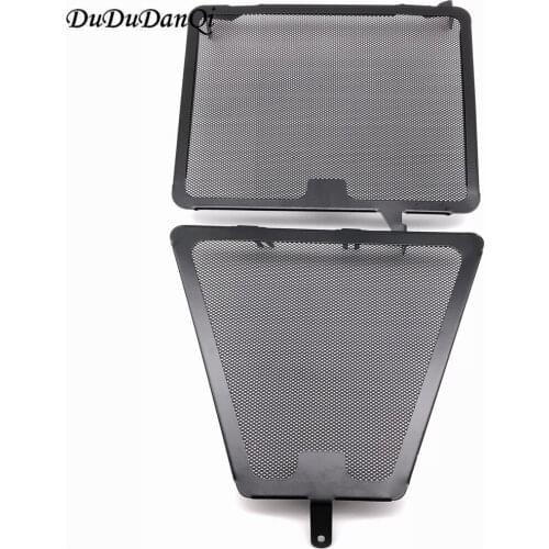 Modifiy Black Radiator Guard Grille Cover Oil Cooler Protector For Ducati 848 1098 StreetFighter Motorcycle Part
