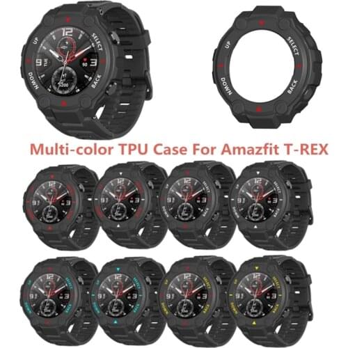 PC Protector Cover Case For Xiao mi Amazfit T Rex Smart Watch Protective Shell Frame For Huami Amazfit-Trex Edge Bump