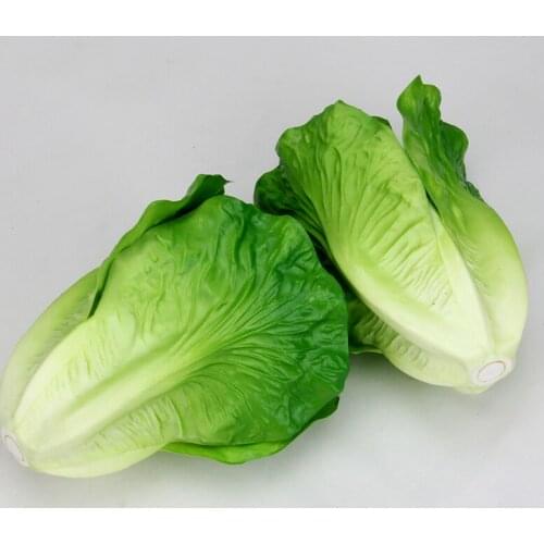 050 Simulation of lettuce leaves vegetable leaves PU fake vegetable and fruit and vegetable models