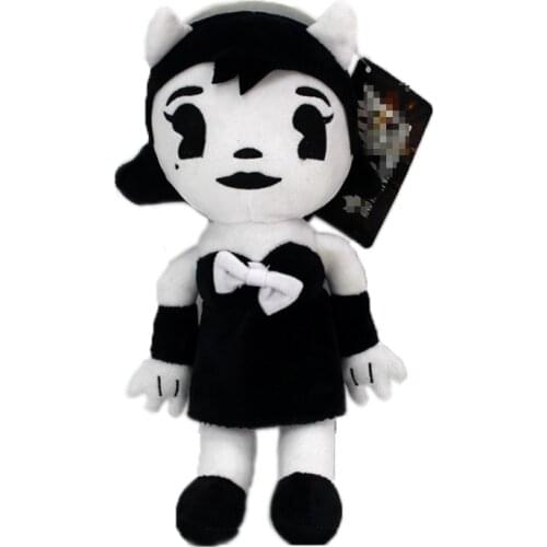 10pcs/lot 30cm Game Bendy Girl Alice Angel Plush Doll Toy Soft Stuffed Toys Peluche Dolls for Children Kids Gifts With Tag