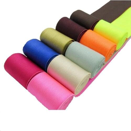 6cm width smooth silk face elastic 4meters/lot sports wear under wear elastic band diy clothing decoration belt