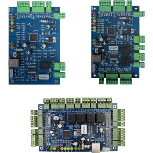 TCP/IP 10M/100M standalone access Controller board for single double four door Access Control Panel