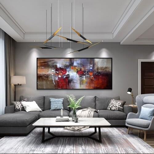 Large Handmade Wall Art Paintings On Canvas Living Room Corridor Decorate Hand Painted Abstract Modern Artwork Canvas Picture