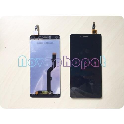 Novaphopat Black LCD Screen For Infinix X555 Touch screen digitizer Sensor With LCD Display Full Assembly Replacement + tracking