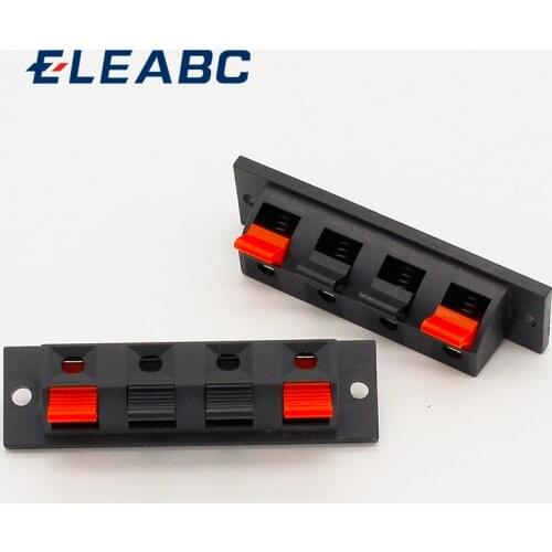 IMC Hot Single Row 4 Pin 4 Position Speaker Terminal Board Connectors 5 Pcs