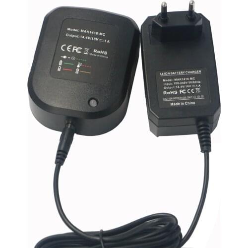 Dvisi 14.4V 18V mini li-ion battery charger for makita lithium battery BL1415 BL1420 BL1815 BL1830 light output 1A Easy to carry