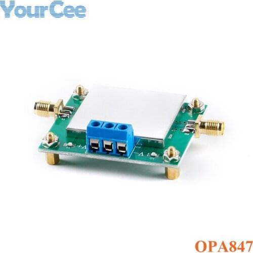 OPA847 Module High Speed Low Noise Op Amp Voltage Amplifier In-phase 3.9G Wideband Pulse Amplification Function Demo Board