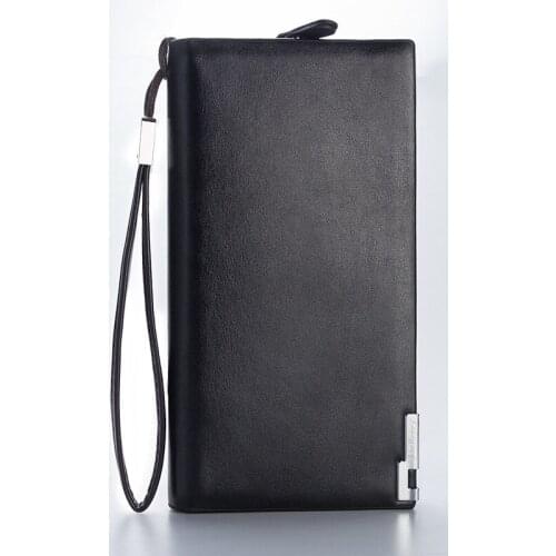 Baellerry Men Wallets Classic Long Style Card Holder Male Business Purse Zipper Large Capacity Big Brand Luxury Wallet for Men