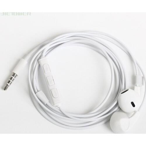 High Quality white black 3.5mm Stereo In-Ear Earphone Headphones with Remote with MIC headset for samsung Iphone Sony 50pcs/lot