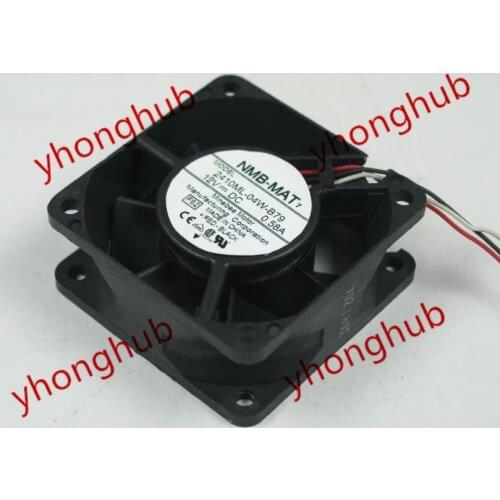 NMB-MAT 2410ML-04W-B79 F62 DC 48V 0.14A 120x120x25mm Server Cooling Fan