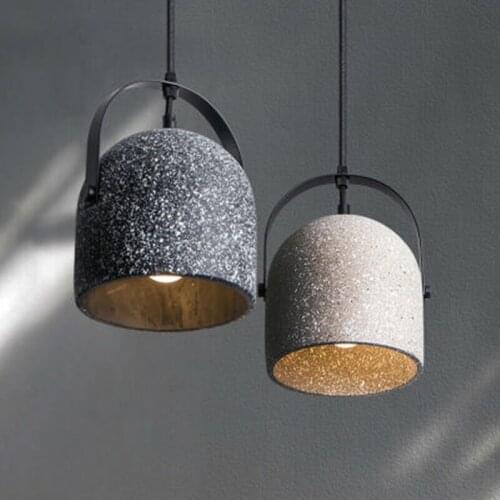 Nordic Loft Cement Chandelier Lights Simple Modern Pendant Lamp Creative Personality Art Hall Bar Cafe Hanging Lights Home Decor