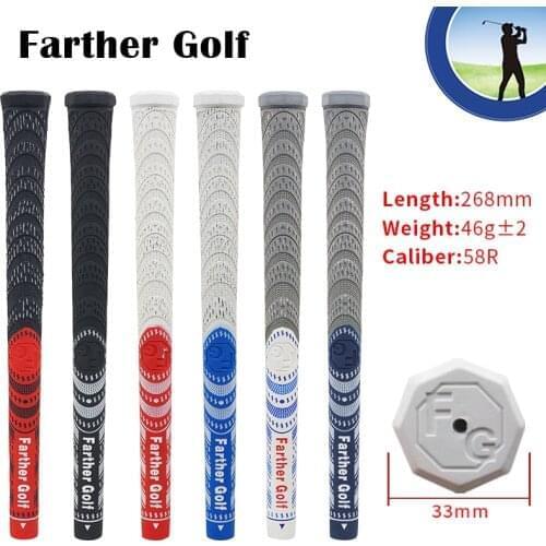 2018 Newest Carbon Yarn Cord Farther Golf irons Grips Golf Club wood Grips 6 colors to choose 10pcs/lot
