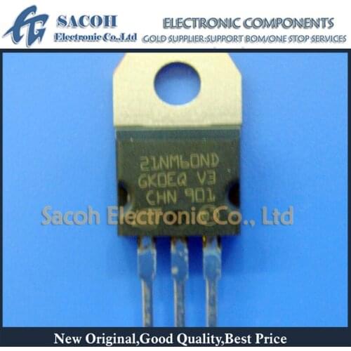 Free Shipping 10Pcs STP21NM60ND STF21NM60ND STB21NM60ND STI21NM60ND 21NM60ND TO-220 N-channel 600V 17A MOSFET
