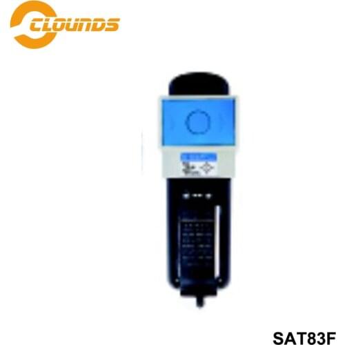 SAT83F Pneumatic Air FRL Units 1/4" 3/8" 1/2" 3/4" 1" Manual Drain Pressure Gauge Airtac Type Filter Regulator Lubricator