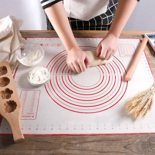 Silicone Baking Mat With Scale Rolling Dough Pad Non Stick Pastry Oven Liner Bakeware Kitchen Gadgets Cooking Tools