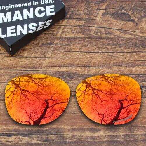 ToughAsNails Resist Seawater Corrosion Polarized Replacement Lenses for Oakley Stringer Sunglasses Fire Red Mirrored