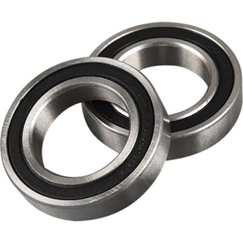 2pcs MTB Cycling Bearings Front Rear Solid Bearings Accessories Dunlop 61905-2RS (6905-2RS) Replacement Bike Bearing 25X42X9MM