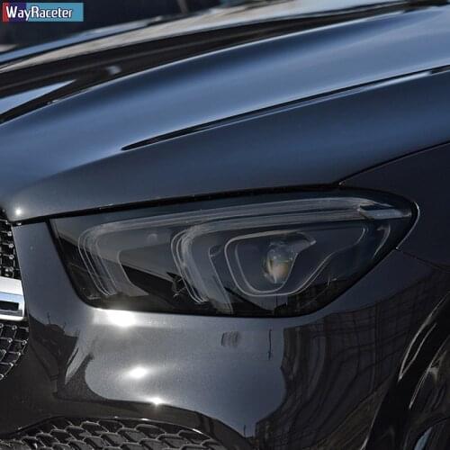 Car Headlight Protective Film Taillight Transparent Black TPU Sticker For Mercedes Benz GLE Class SUV W167 2020 AMG Accessories