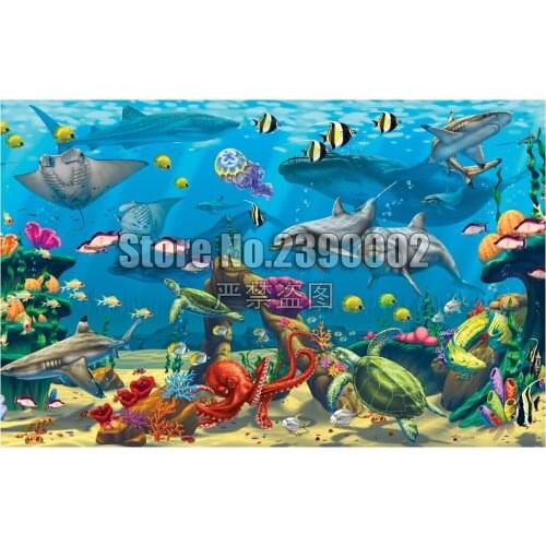 Animal dolphin DIY Full Diamond Embroidery Diamond Painting Mosaic Cross Stitch Ocean Adventure Art Needlework Crafts Home Decor