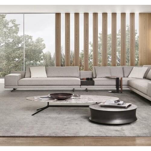 Coffee table simple modern light luxury small apartment living room home Nordic designer side table